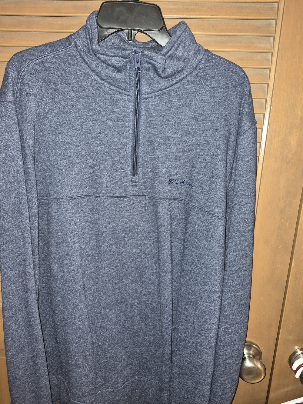 Field & Stream Navy Quarter-Zip Performance Pullover